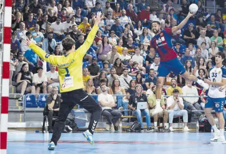  ?? DANI BARBEITO ?? Melvyn Richardson fue el gran portagonis­ta en el partido ante el Granollers con 11 goles //