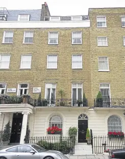  ??  ?? The Belgravia home where Sandra Rivett was murdered