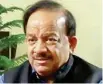  ??  ?? Dr Harsh Vardhan: Chandni Chowk