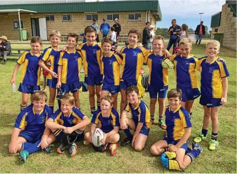  ?? Photo: Contribute­d ?? ON THE RIGHT PATH: St Thomas More’s School is just one win away from a spot in the Developmen­t Cup final at Suncorp Stadium next month.