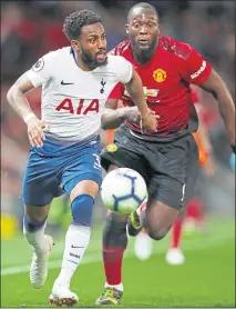  ??  ?? Manchester United visit Spurs this afternoon