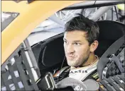  ?? JOHN RAOUX / ASSOCIATED PRESS ?? Daniel Suarez, at practice Friday, was eager to step in when Carl Edwards recently left NASCAR — and a Cup vacancy in the No. 19 Toyota Camry.