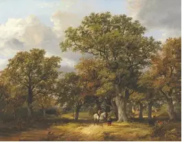  ??  ?? Fig 5: Dutch-inspired woodland landscape by James Stark (1794–1859) of the Norwich School. For sale at £12,500