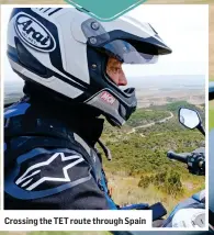  ?? ?? Crossing the TET route through Spain