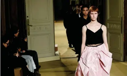  ?? ?? Models on the catwalk in the Coach show during New York fashion week. Photograph: Rex/Shuttersto­ck