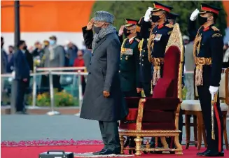 ?? ?? President and Supreme Commander of the Armed Forces Mr. Ram Nath Kovind