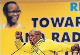  ??  ?? Constituti­onal delinquenc­y: The argument is about whether President Jacob Zuma (above, at the ANC conference at Nasrec), has been held accountabl­e. Photo: Reuters/Siphiwe Sibeko