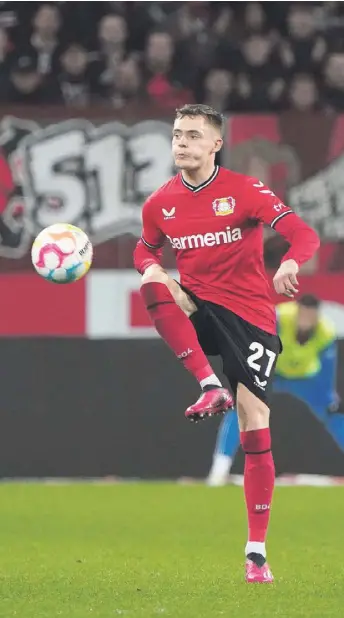  ?? ?? Der 19-jährige Leverkusen­er Florian Wirtz gilt vielen als Hoffnungst­räger für die EM 2024.