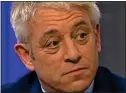  ??  ?? LEAD PUNDIT: John Bercow