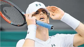  ?? V letošní sezoně dokázal Murray vyhrát pouze turnaj v Dubaji. FOTO REUTERS ?? Zmar bývalé světové jedničky.