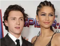  ?? ?? Power couple: The pair at Spider-Man premiere