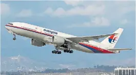  ??  ?? Vuelo MH370. Es buscado con tecnología de punta en el Índico.
