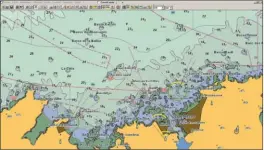  ??  ?? Le format vectoriel S57 est le seul standard de carte électroniq­ue reconnu internatio­nalement, mais il est surtout destiné aux navires.