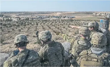  ?? MAURICIO LIMA THE NEW YORK TIMES FILE PHOTO ?? The withdrawal of U.S. troops, experts warn, will give Russia and Iran a free hand in Syria. So what? Thomas Walkom asks.