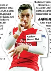  ??  ?? Assists: Mesut Ozil