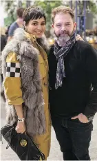  ?? GLEN CO ?? Hedkandi Salon owners Wray and Jereme Bokitch attend PARKLUXE 2018.