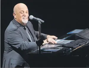  ?? AP PHOTO ?? In this April 5, 2017, file photo, Billy Joel performs in concert for the grand re-opening of the Nassau Coliseum in Uniondale, N.Y. Joel, who released the album “The Stranger” in 1977, is among those launching major tours this spring and summer.