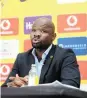  ??  ?? STEVE KOMPHELA: His contract has again come under the microscope