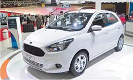  ??  ?? Ford Ka. El chico que se fabrica en Brasil llegará al mercado el año que viene.