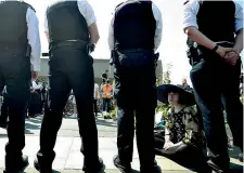  ?? (Ap) ?? Inghilterr­a La protesta di Extinction Rebellion a Londra