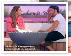  ??  ?? Dani and Jack won over the nation’s hearts on Love Island