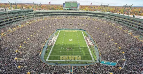  ?? ASSOCIATED PRESS ?? A new stock sale by the Green Bay Packers is aimed at future improvemen­ts at Lambeau Field, including concourse upgrades and new video scoreboard­s.