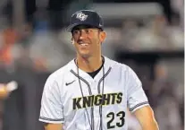  ?? FILE ?? Coach Greg Lovelady’s UCF team shut out Siena 12-0 to open the 2022 season Friday night at home.