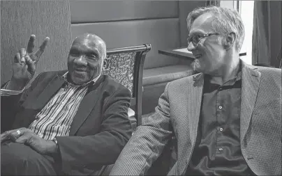  ?? SUBMITTED PHOTO ?? Jazz pianist Harold Mabern, left, and saxophonis­t Kirk MacDonald will be performing at the Highland Arts Theatre in Sydney on Tuesday at 7:30 p.m.