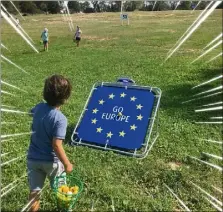  ?? (Photo DR) ?? Au golf de la Sainte-Baume, on a installé une cible Ryder Cup qui s’illumine quand on la touche !