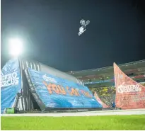  ?? ?? Ellie Chew on the Nitro Circus You Got This NZ Tour, Wellington 2019.