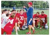  ?? PAUL BRICK FOR ACN ?? Westlake head coach Todd Dodge’s Chaparrals are loaded again. They are ranked No. 4 in the state and No. 3 in the American-Statesman’s annual countdown poll.