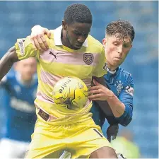  ??  ?? Jamie Barjonas (right) made his home debut at the weekend.