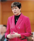  ?? THE CANADIAN PRESS FILE PHOTO ?? MP Pam Damoff, a member of Halton Elected Representa­tives, has experience­d threats and misogyny as a consequenc­e of being a woman in politics.