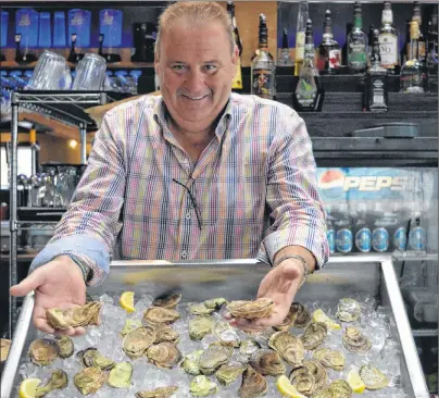  ?? DAVE STEWART/THE GUARDIAN ?? Liam Dolan, chairman of the P.E.I. Internatio­nal Shellfish Festival, says this year’s event will feature at least 22 varieties of oysters and an attempt to create the world’s longest continuous lobster roll. The event runs Thursday to Sunday at the...