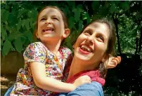  ?? AFP ?? Nazanin Zaghari Ratcliffe embracing her daughter Gabriella in Damavand following her release from jail for three days. —