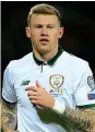  ??  ?? HERO: James McClean