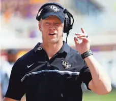  ?? JAMES GUILLORY, USA TODAY SPORTS ?? Central Florida coach Scott Frost, above, would be a solid pick to replace Mike Riley at Nebraska.