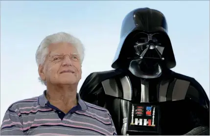  ??  ?? David Prowse conquistou a fama ao dar vida à personagem Darth Vader na saga ‘Guerra das Estrelas’