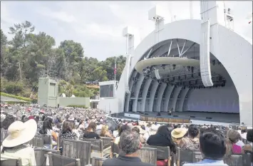  ?? PHOTO BY DREW A. KELLEY ?? LAUSD Superinten­dent Austin Beutner delivers his final State of the Schools address Tuesday at the Hollywood Bowl in Los Angeles. Beutner said, among other things, that education should be a community endeavor.