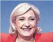  ??  ?? Marine Le Pen