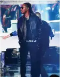  ??  ?? This file photo taken on November 19, 2016 shows rapper Future performing onstage during the 2016 American Music Awards at Microsoft Theater in Los Angeles. — AFP