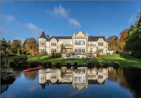  ?? ?? Dalhebity House is tycoon Stewart Milne’s family home and is poised to become the most expensive house ever sold in Scotland
