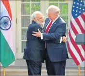 ?? PTI FILE ?? ■ The dialogue announced after Prime Minister Narendra Modi’s meeting with President Trump at the White House in August 2017 was tentativel­y scheduled for April 1819 this year.