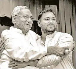  ?? PTI ?? The RJD faces several challenges. Tejashwi Prasad Yadav will need immense patience and creative energy to tackle them. Nitish Kumar can impart lessons in the art of political management, but Tejashwi will have to grow as a political man on his own