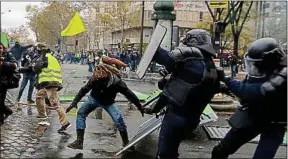  ??  ?? La plainte est centrée sur la manifestat­ion du 16 novembre place d’Italie.