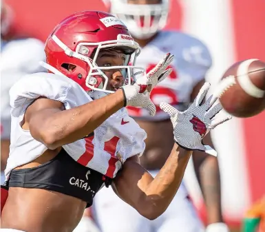  ?? Walt Beazley/University of Arkansas ?? Jaquayln Crawford is practicing with the Hogs after transferri­ng from Oklahoma.
