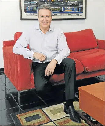  ?? Picture: RUSSELL ROBERTS ?? SMILING ALL THE WAY: African Bank posted R335-million in operating profit for its 2016 financial year, according to chief executive Brian Riley