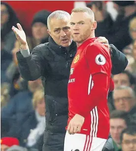  ?? Picture / AP ?? Manchester United manager Jose Mourinho wants to keep captain Wayne Rooney but admits he may be heading to China.