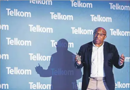  ??  ?? Linked: Telkom boss Sipho Maseko introduced Bain’s Vittorio Massone to Jacob Zuma. The telecom’s subsidiary, Business Connexion, is in financial trouble after Bain assisted it. Photo: Moeletsi Mabe/sunday Times/gallo