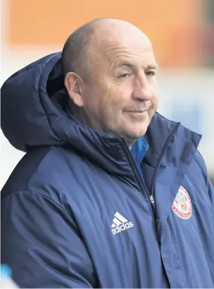  ?? Andy Stenning ?? Accrington Stanley manager John Coleman